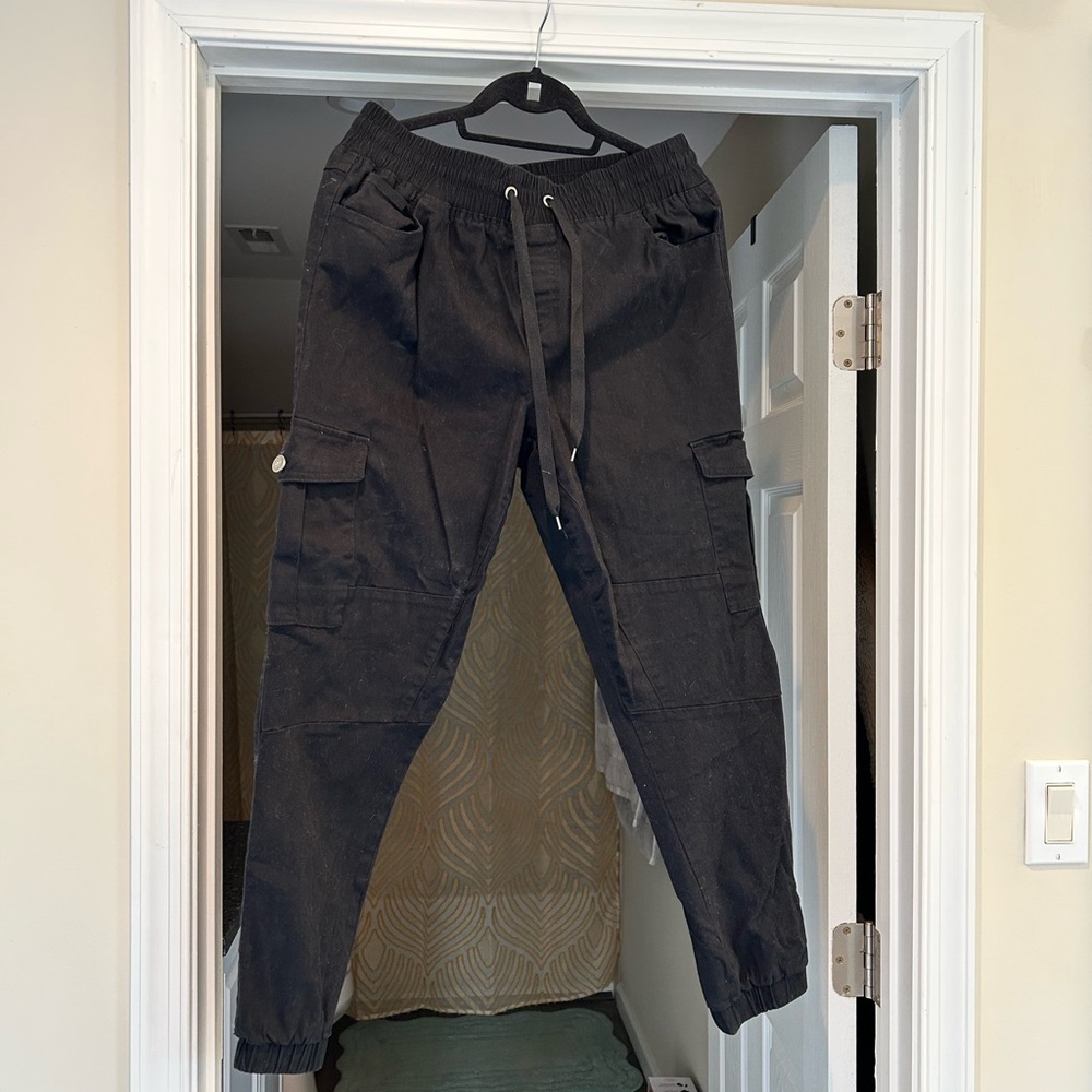 Black Cargo Pants